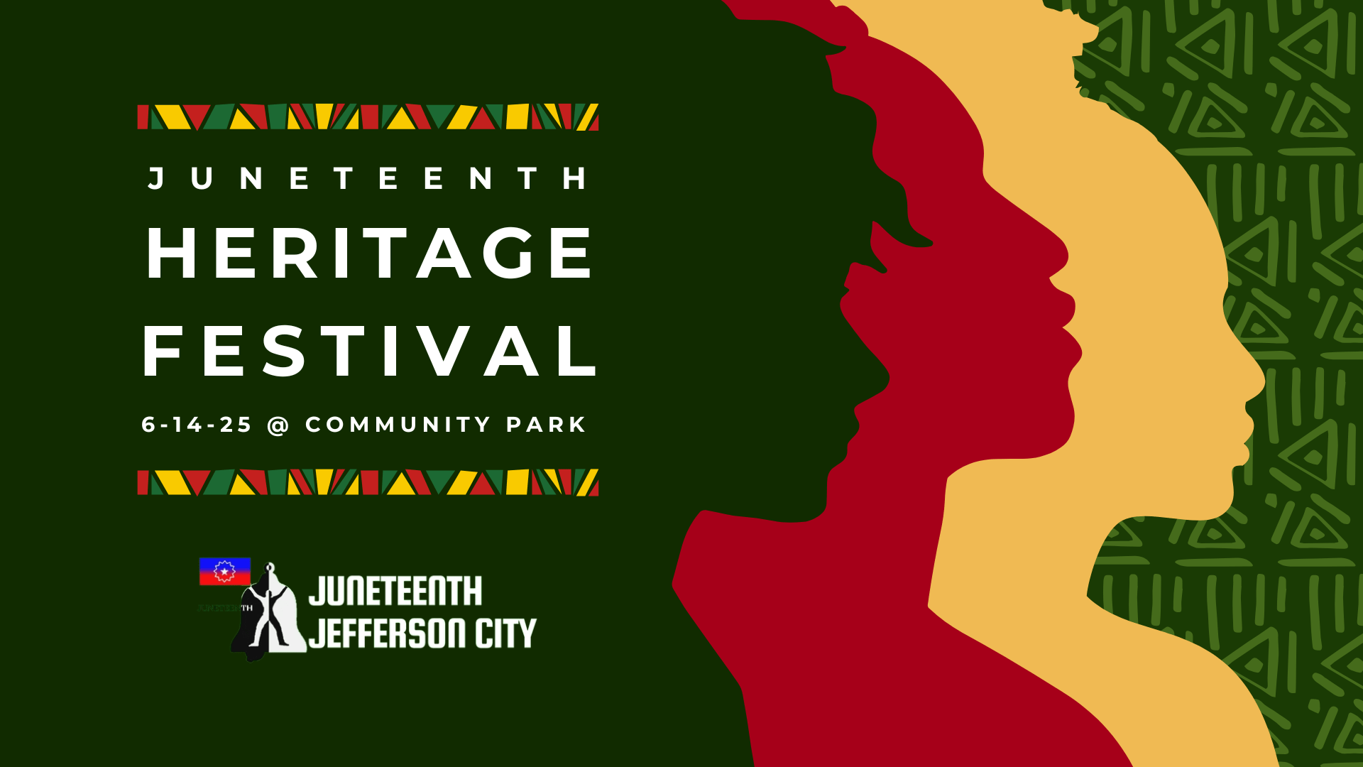 Juneteenth Heritage Festival 2025 poster